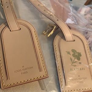 Louis Vuitton luggage tags
